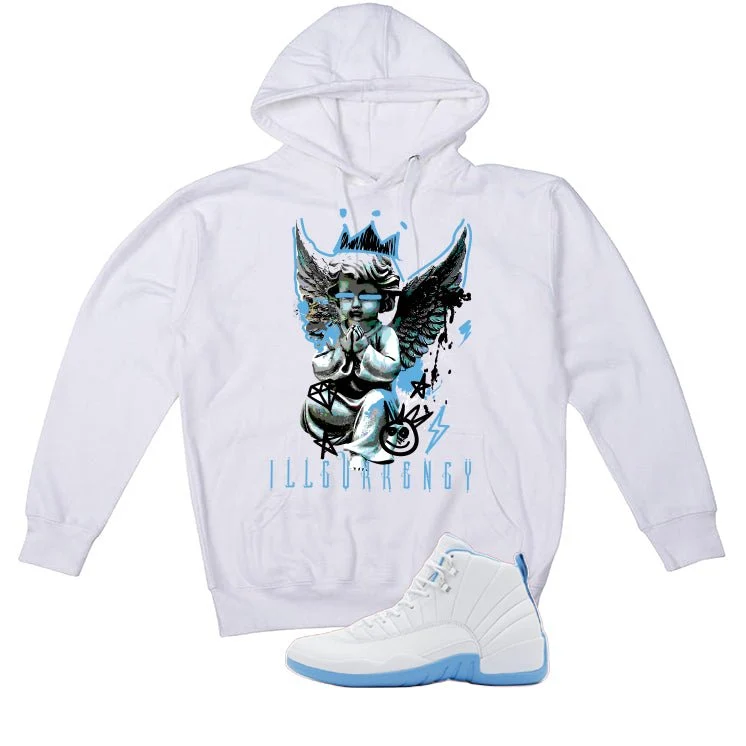 Air Jordan 12 Melo White T-Shirt (Graffiti Angel)| illcurrency - Image 3