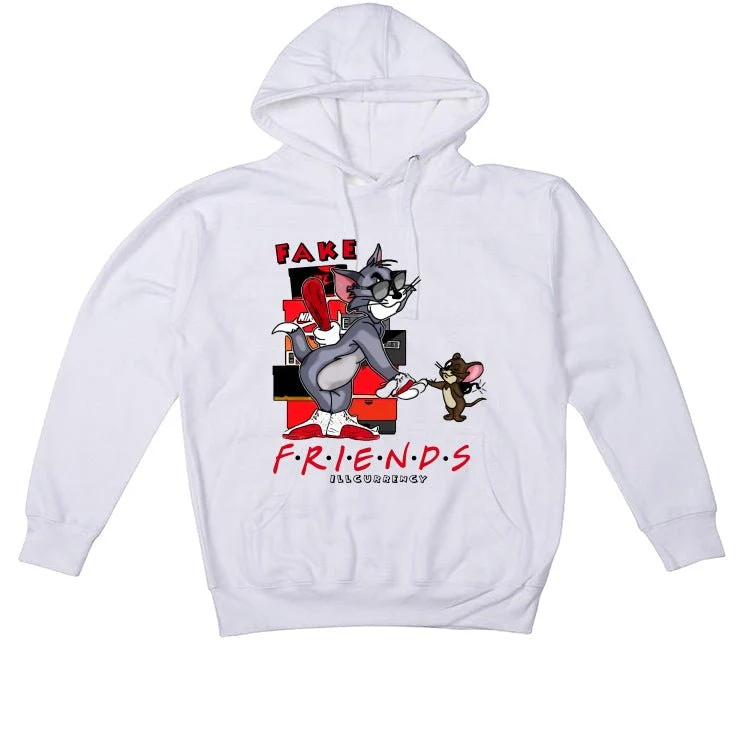 Air Jordan 12 OG “Cherry” White T-Shirt (Fake Friends) - Image 3