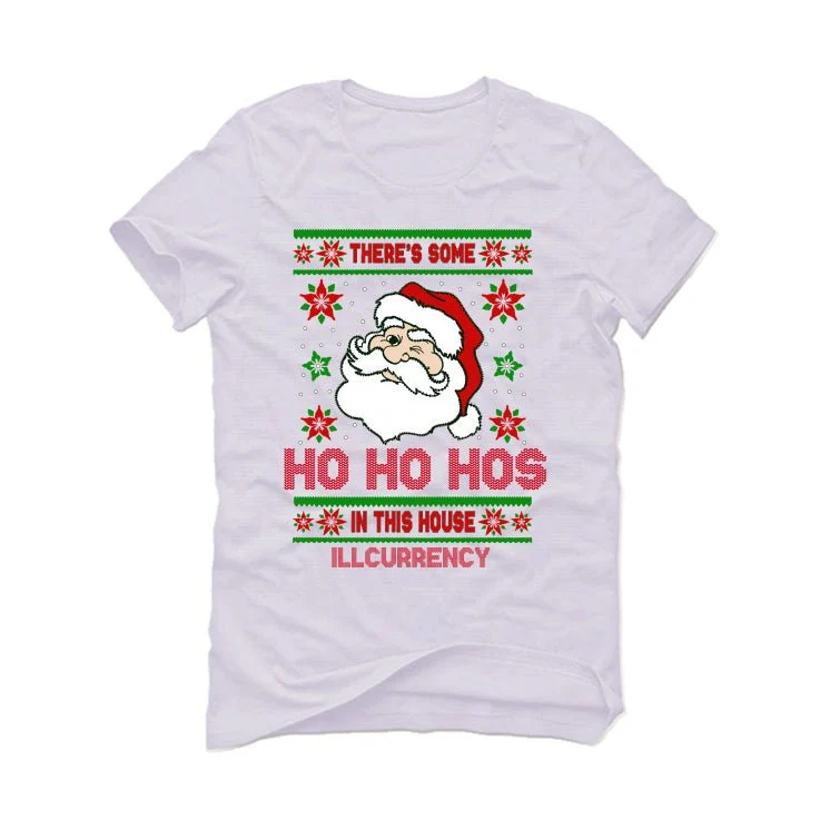 Air Jordan 12 OG “Cherry” | illcurrency White T-Shirt (HO HO HOS in this house) - Image 2