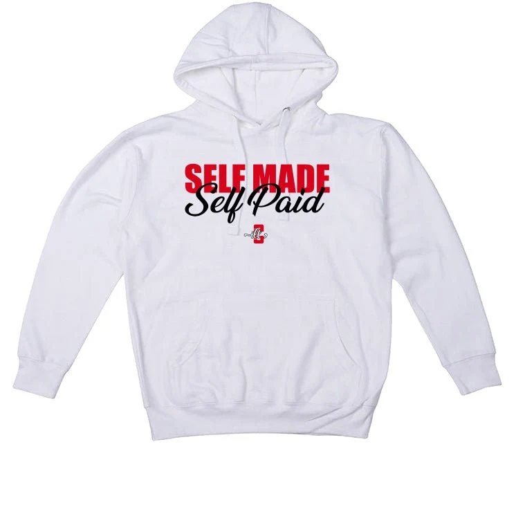 Air Jordan 12 OG “Cherry” White T-Shirt (Self Made Self Paid) - Image 3