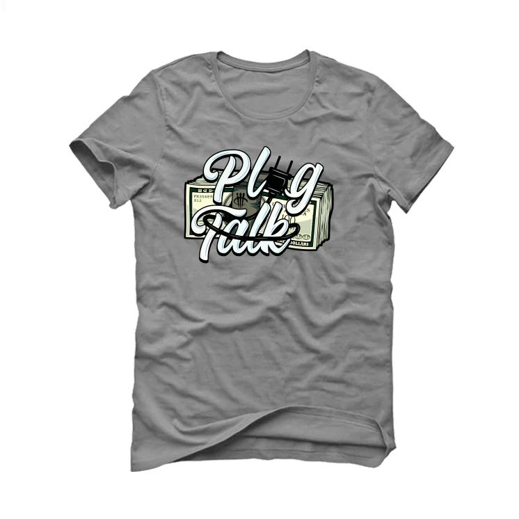 Air Jordan 12 “Playoffs” 2022 Grey T-Shirt (Plug talk) - Image 2