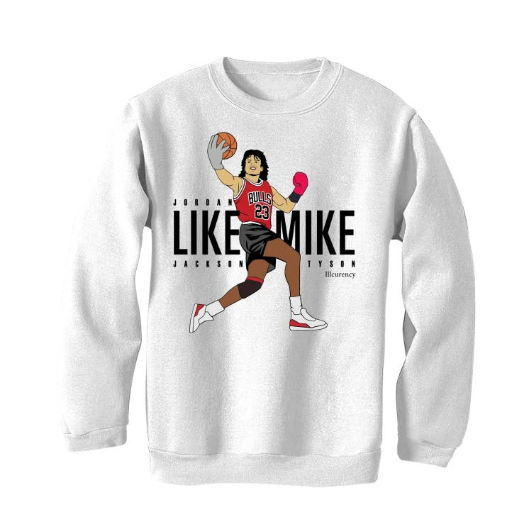 Air Jordan 12 “Playoffs” 2022 | illCurrency White T-Shirt (like mike) - Image 4