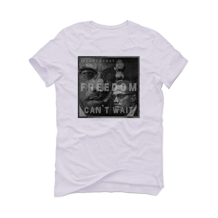 Air Jordan 12 “Stealth” White T-Shirt (FREEDOM) - Image 2