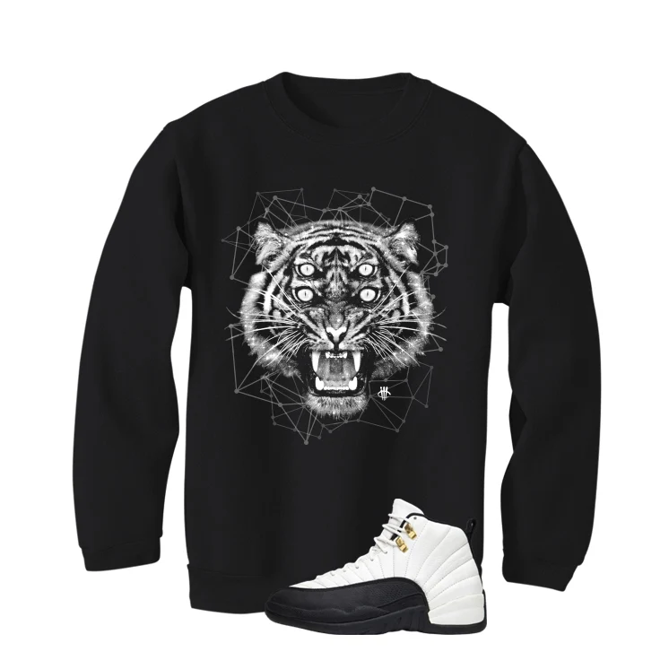 Air Jordan 12 Taxi Matching T-Shirt, Sweatshirts & Hoodies Black T-Shirt (Four Eyes)| illcurrency - Image 4