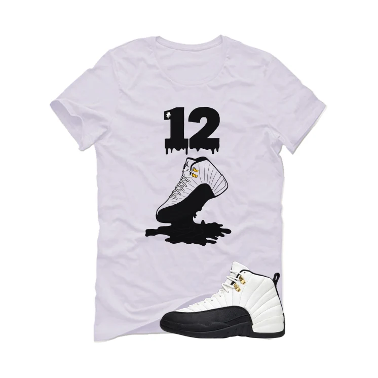 Air Jordan 12 Taxi Matching T-Shirt, Sweatshirts & Hoodies White T-Shirt (Taxi's)| illcurrency - Image 2
