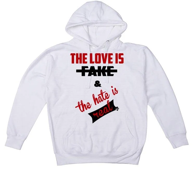 Air Jordan 12 “Twist” 2021 White T-Shirt (The love is fake) - Image 3
