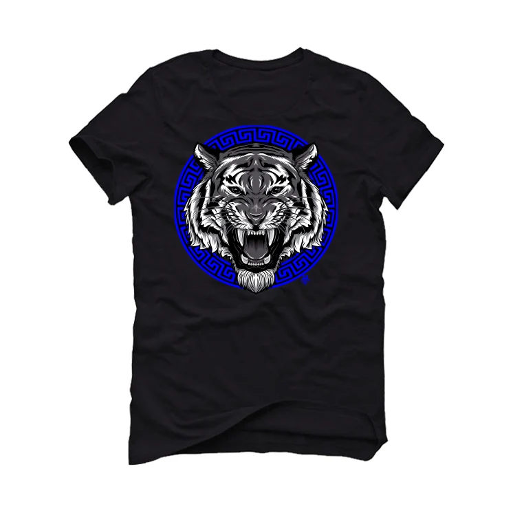 Air Jordan 12 WMNS “Hyper Royal” Black T-Shirt (ANGRY TIGER) - Image 2