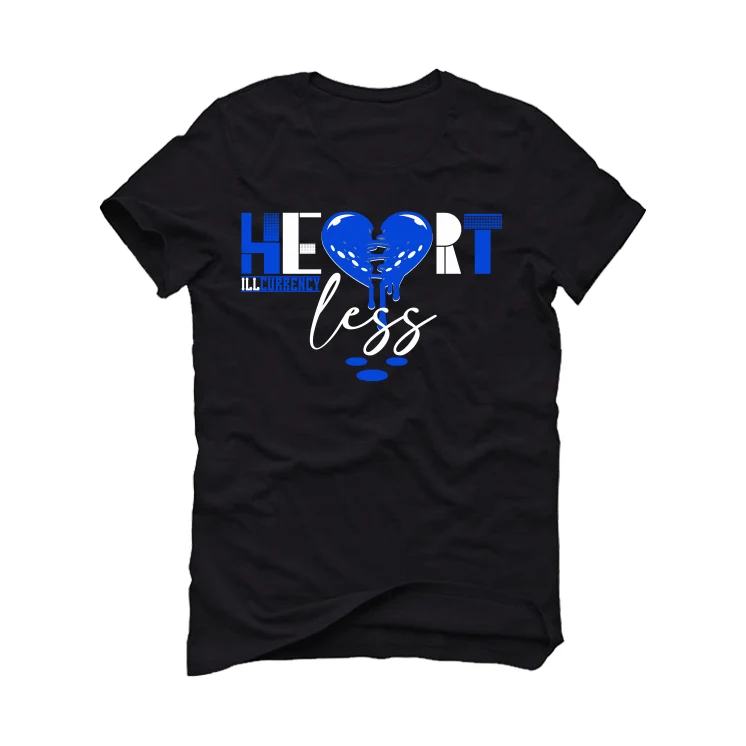 Air Jordan 12 WMNS “Hyper Royal” Black T-Shirt (Heartless) - Image 2
