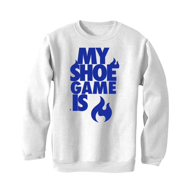 Air Jordan 12 WMNS “Hyper Royal” White T-Shirt (MY SHOE) - Image 4