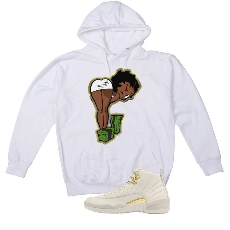 Air Jordan 12 WMNS Phantom White T-Shirt (Boo)| illcurrency - Image 3