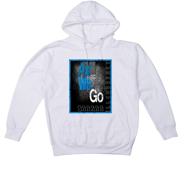 Air Jordan 13 “Black UNC” White T-Shirt (AIR WE GO) - Image 3