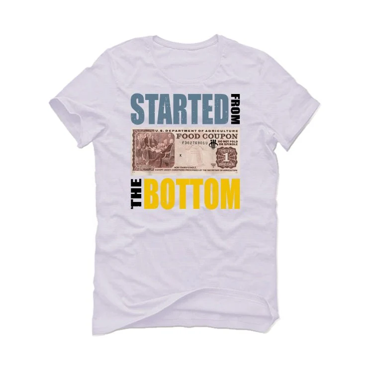 AIR JORDAN 13 “BLUE GREY” | illcurrency White T-Shirt (started from the bottom) - Image 2
