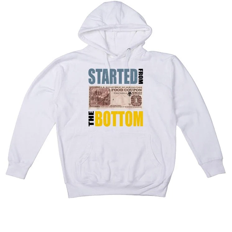 AIR JORDAN 13 “BLUE GREY” | illcurrency White T-Shirt (started from the bottom) - Image 3