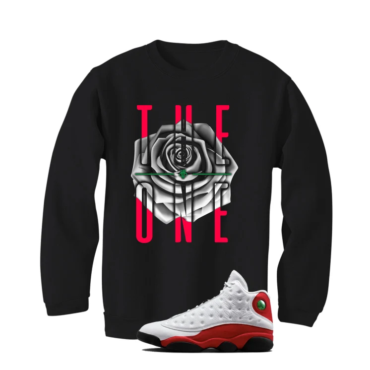 Air Jordan 13 Chicago Matching T-Shirt, Sweatshirts & Hoodies Black T-Shirt (The One)| illcurrency - Image 4