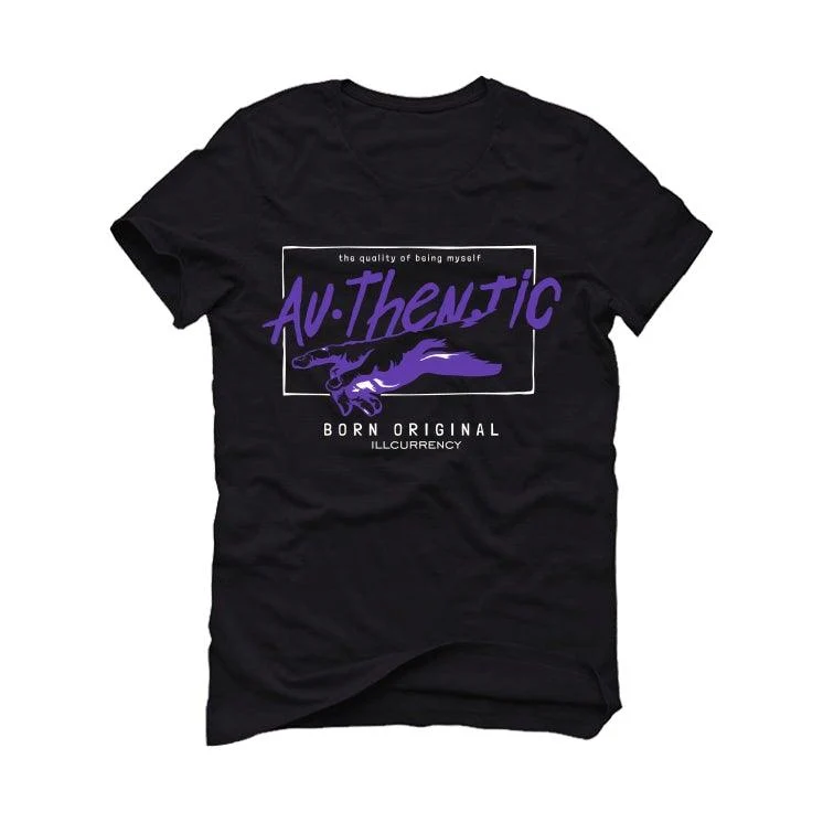 Air Jordan 13 “Court Purple” Black T-Shirt (Authentic) - Image 2
