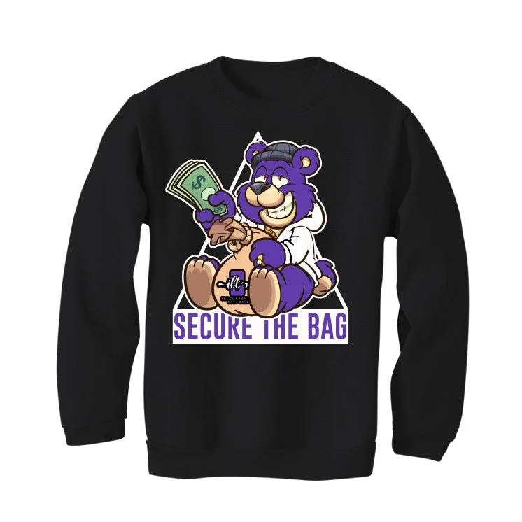 Air Jordan 13 “Court Purple” Black T-Shirt (Secure the bag) - Image 4