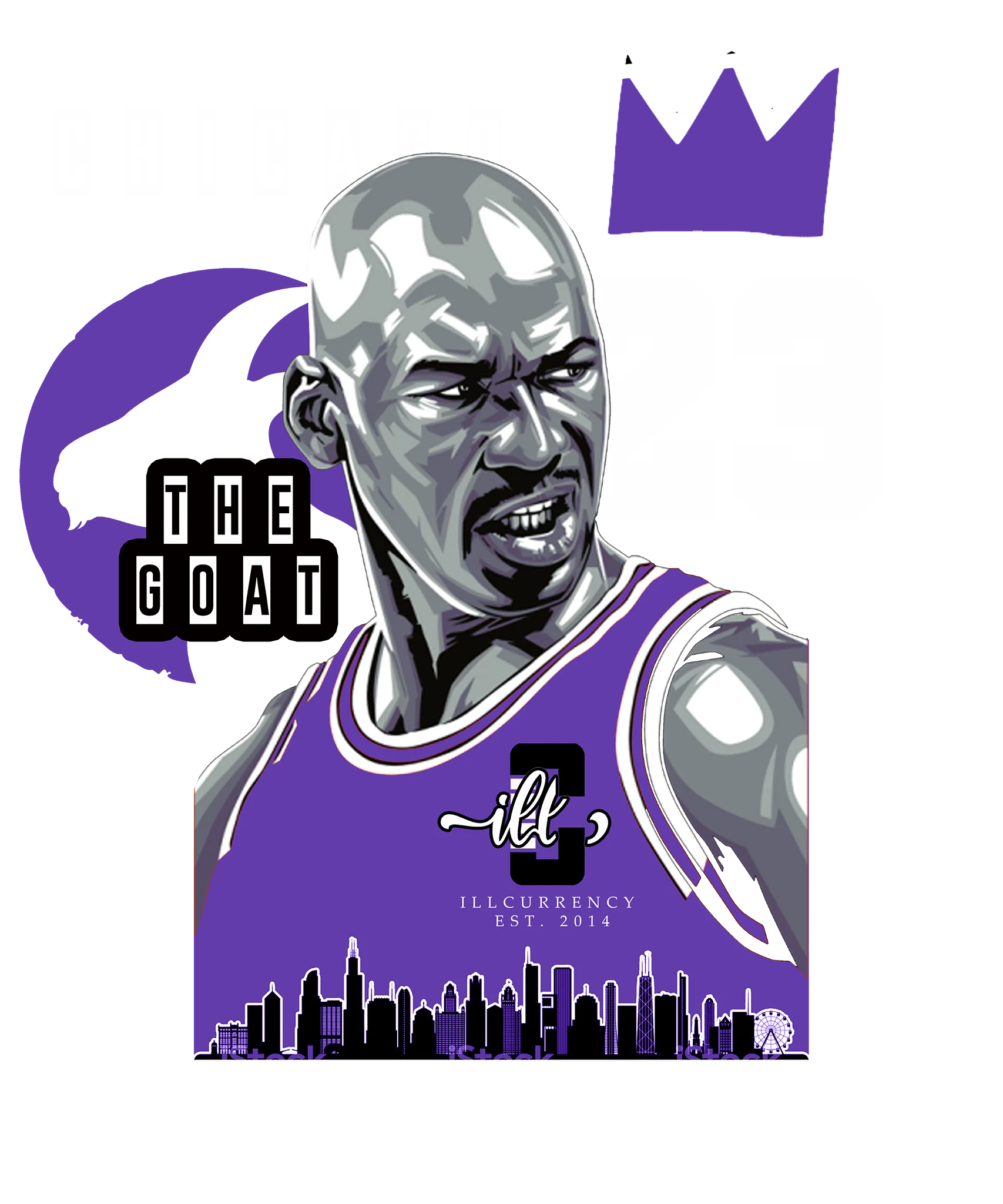 Air Jordan 13 “Court Purple” Black T-Shirt (The Goat)