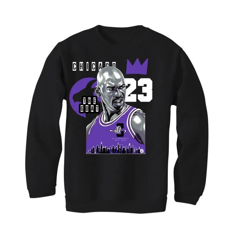 Air Jordan 13 “Court Purple” Black T-Shirt (The Goat) - Image 4
