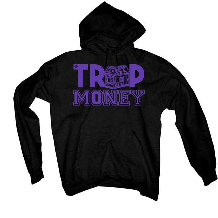 Air Jordan 13 “Court Purple” Black T-Shirt (trap house) - Image 3