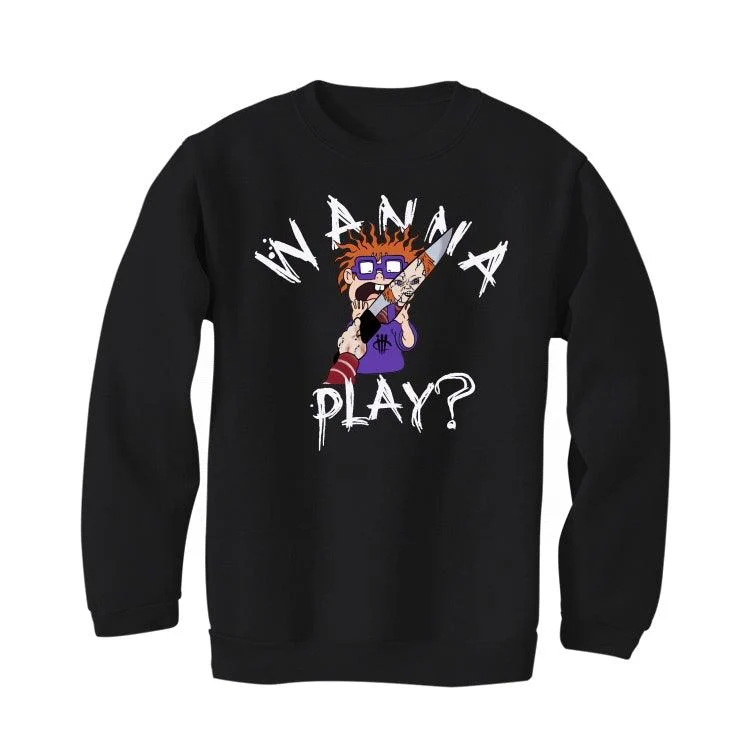 Air Jordan 13 “Court Purple” Black T-Shirt (WANNA PLAY) - Image 4