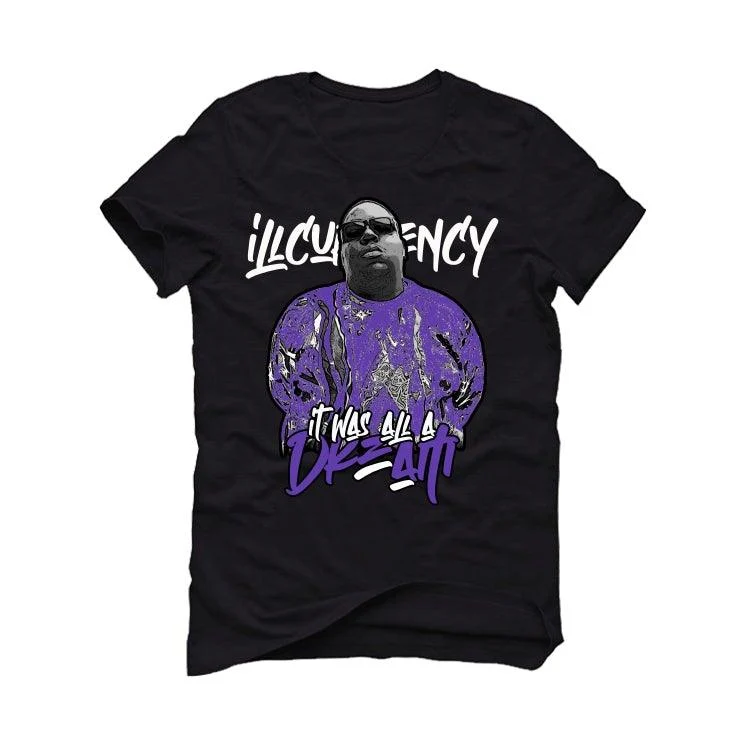 Air Jordan 13 “Court Purple” Black T-Shirt (Was all a dream) - Image 2