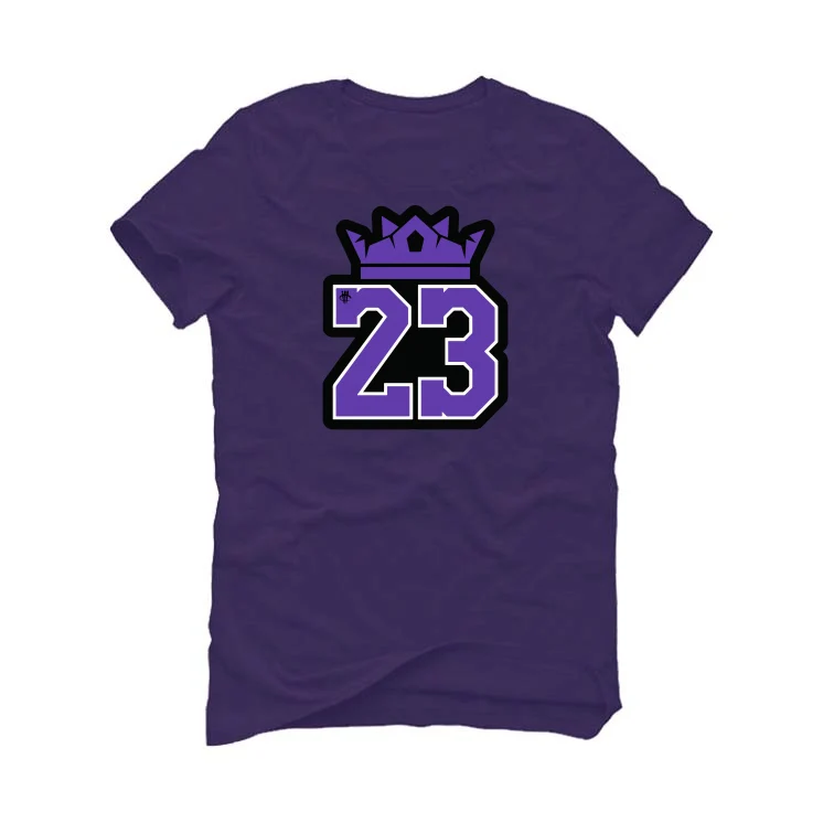 Air Jordan 13 “Court Purple” Purple T-Shirt (23) - Image 2