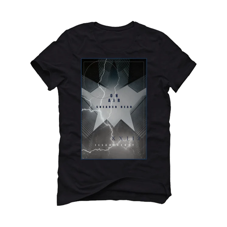 Air Jordan 13 Retro French Blue - Black T-Shirt (ON AIR) - Image 2