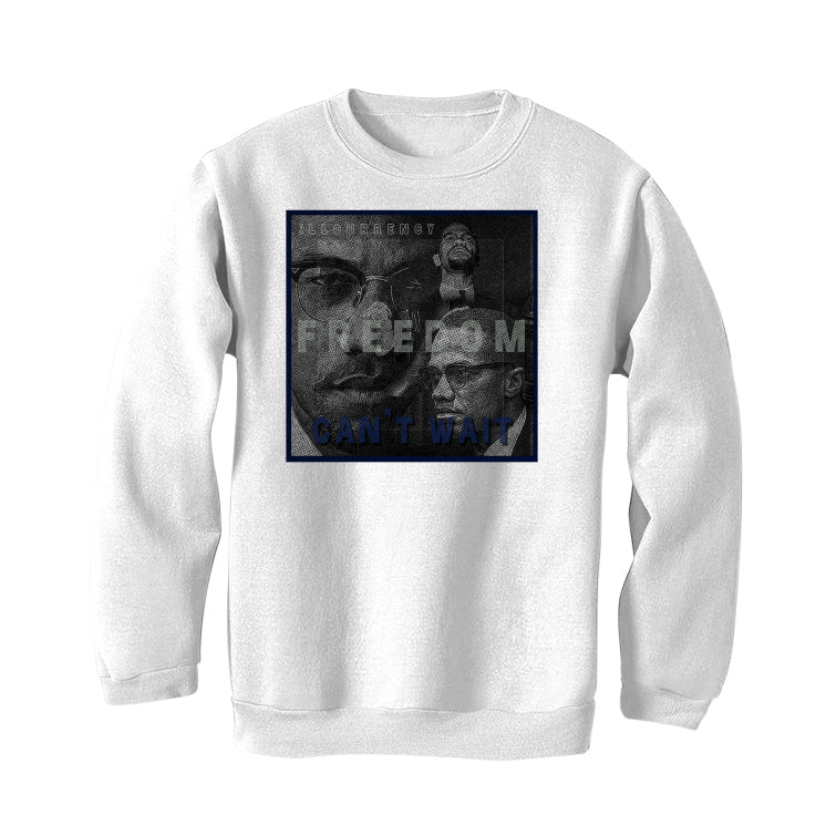 Air Jordan 13 Retro French Blue - White T-Shirt (FREEDOM) - Image 4
