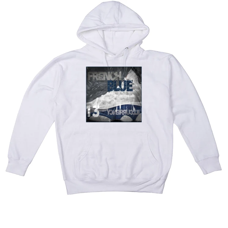 Air Jordan 13 Retro French Blue - White T-Shirt (FRENCH BLUE) - Image 3