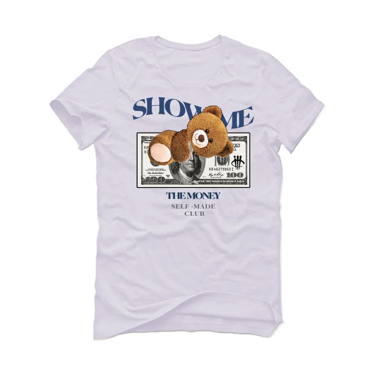 Air Jordan 13 Retro French Blue - White T-Shirt (SHOW ME) - Image 2