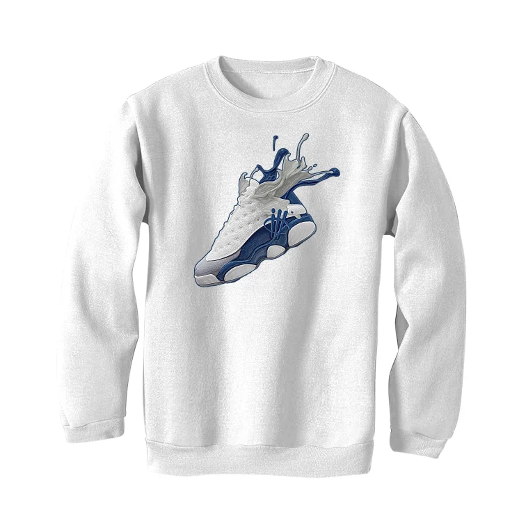 Air Jordan 13 Retro French Blue - White T-Shirt (SPLASH) - Image 4