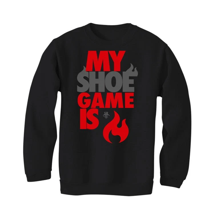 Air Jordan 13 Retro “Black Flint”| ILLCURRENCY Black T-Shirt (MY SHOE GAME) - Image 4