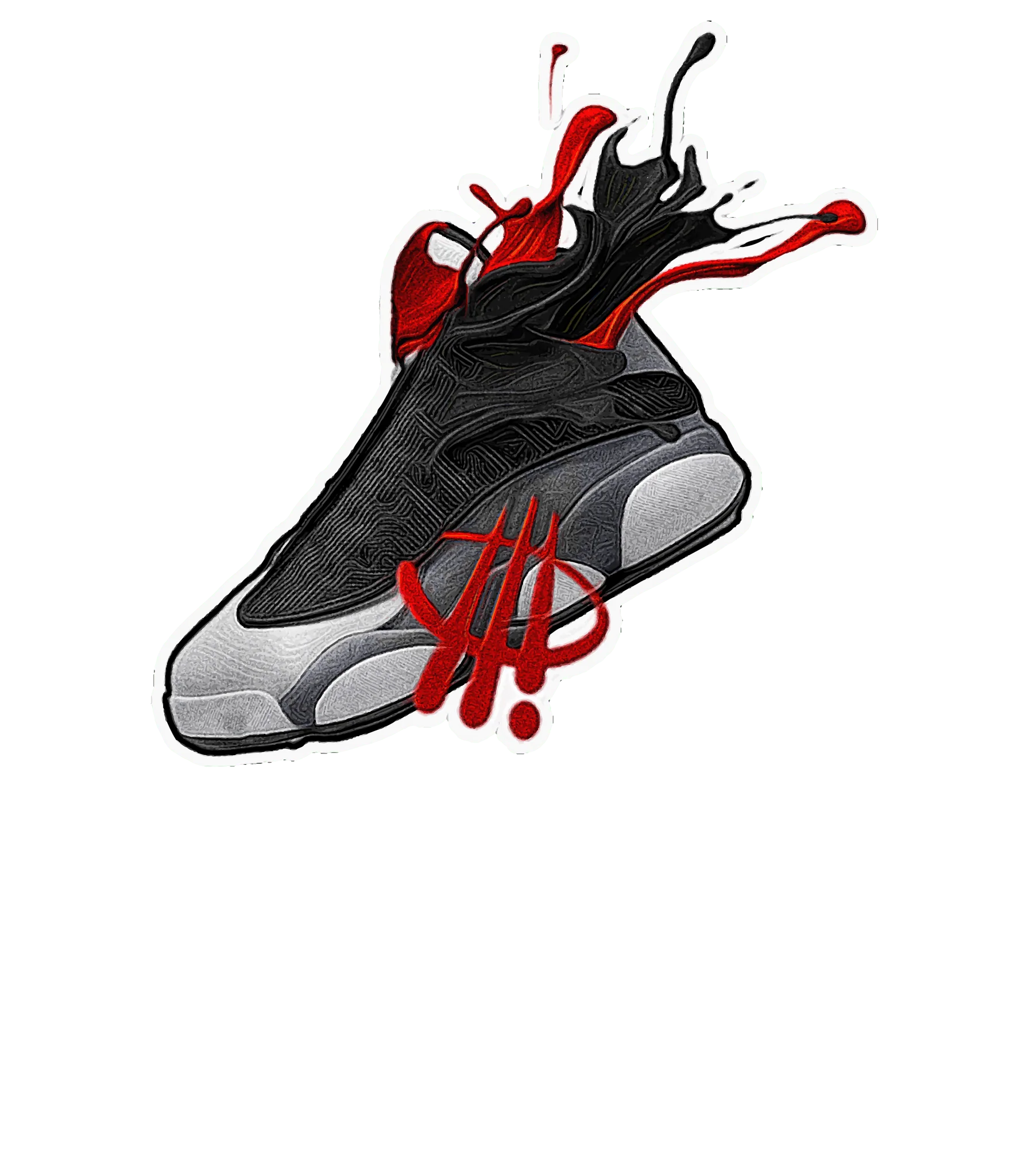 Air Jordan 13 Retro “Black Flint”| ILLCURRENCY Black T-Shirt (SPLASH)