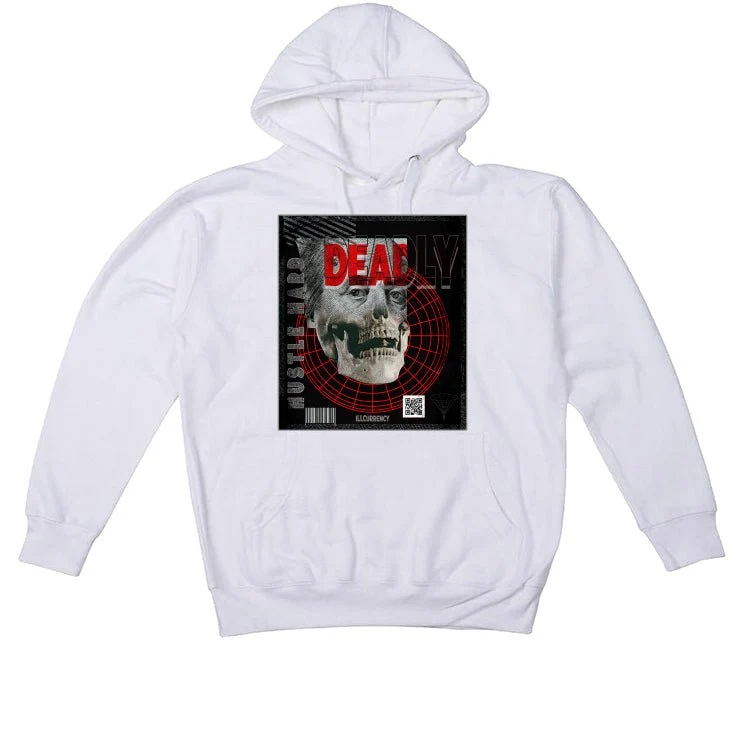 Air Jordan 13 Retro “Black Flint”| ILLCURRENCY White T-Shirt (DEADLY) - Image 3