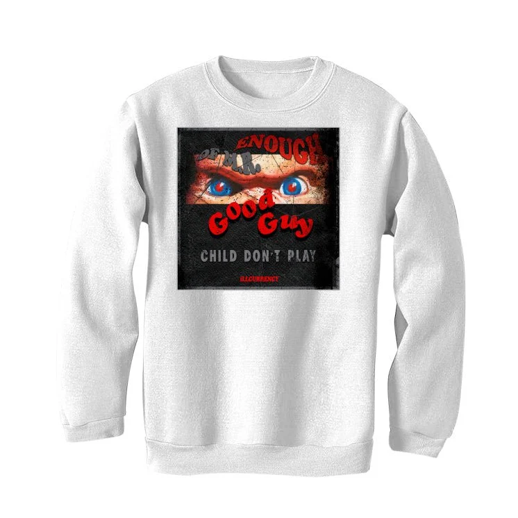 Air Jordan 13 Retro “Black Flint”| ILLCURRENCY White T-Shirt (ENOUGH OF MR GOOD GUY) - Image 4