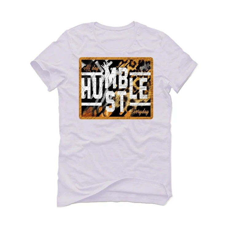 Air Jordan 13 “Wheat” | illcurrency White T-Shirt (HUSTLE EVERYDAY) - Image 2