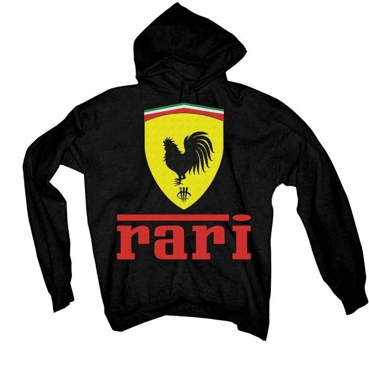 Air Jordan 14 black Ferrari Black T-Shirt (Rari) - Image 2