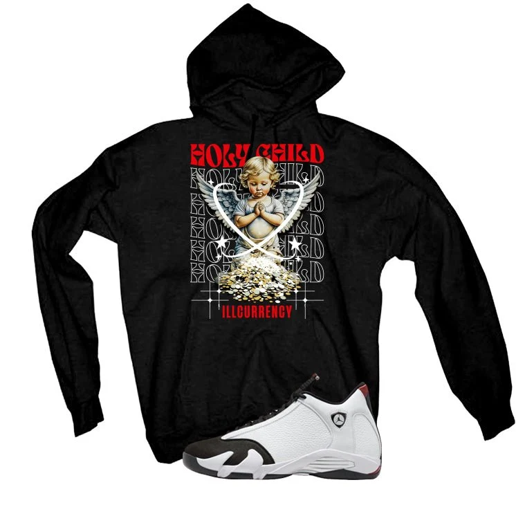 Air Jordan 14 Black Toe Black T-Shirt (Holy Child)| illcurrency - Image 3