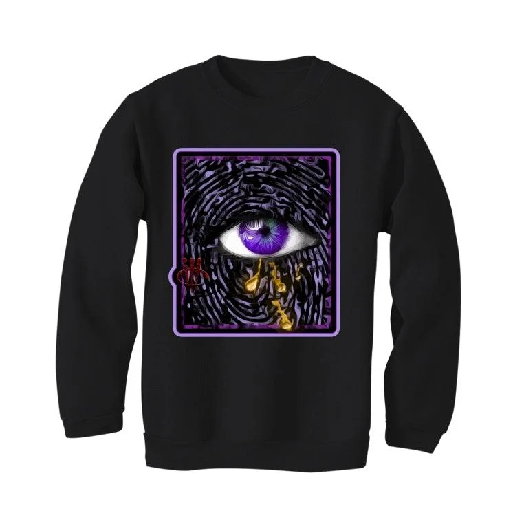 Air Jordan 14 “Doernbecher" Black T-Shirt (eye print) - Image 3