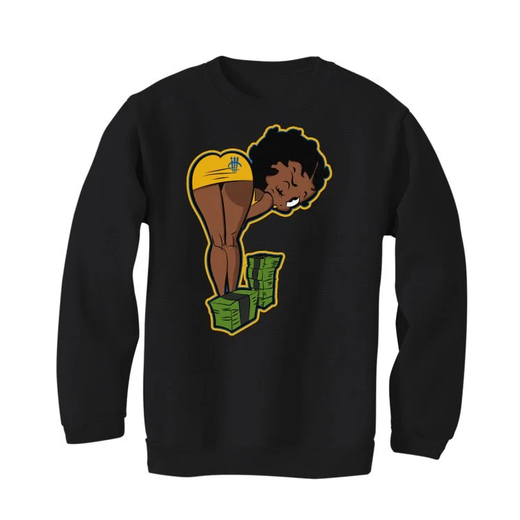 AIR JORDAN 14 LANEY |ILLCURRENCY Black T-Shirt (BOO) - Image 4