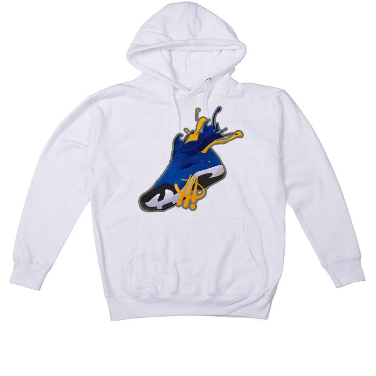 AIR JORDAN 14 LANEY |ILLCURRENCY White T-Shirt (SPLASH) - Image 3