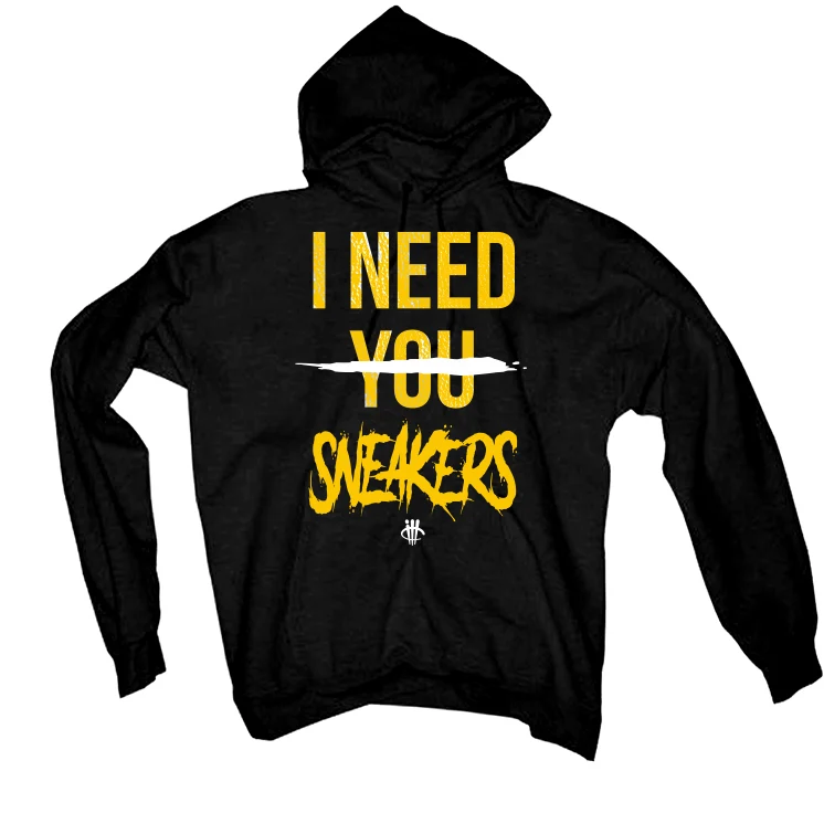 Air Jordan 14 “Light Ginger” Black T-Shirt (I Need You Sneakers) - Image 3