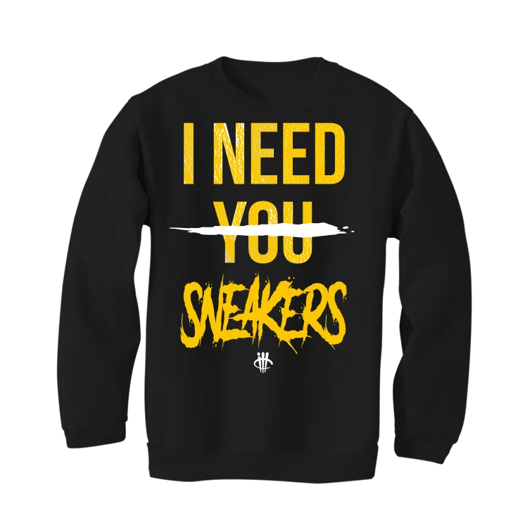 Air Jordan 14 “Light Ginger” Black T-Shirt (I Need You Sneakers) - Image 4