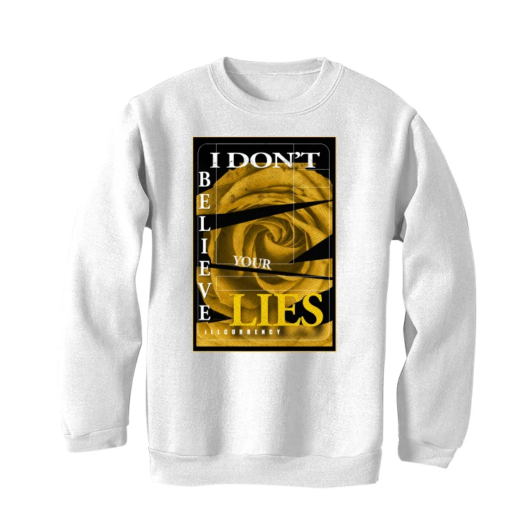Air Jordan 14 “Light Ginger” White T-Shirt (I DON'T BELIEVE YOUR LIES) - Image 4