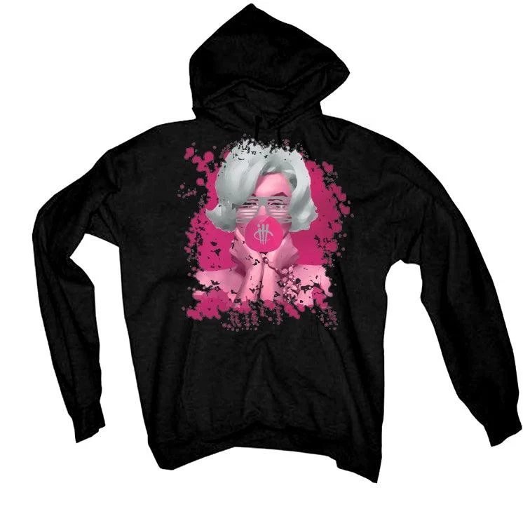 Air Jordan 14 “Shocking Pink” Black T-Shirt (BUBBLE GUM) - Image 3
