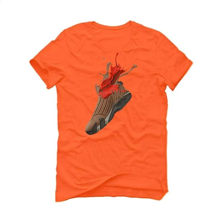 Air Jordan 14 "Winterized" Orange T-Shirt (SPLASH 14) - Image 2