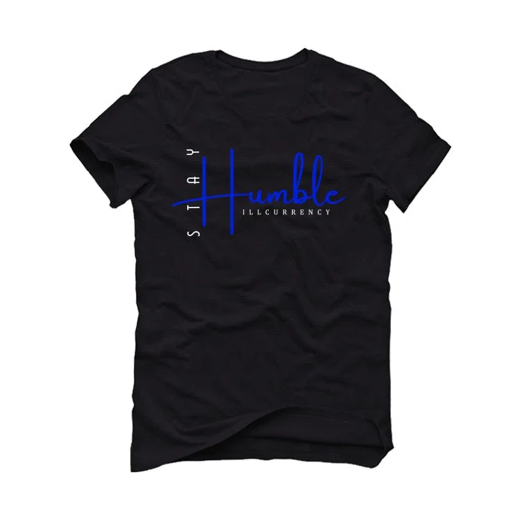 Air Jordan 2 Low Varsity Royal - Black T-Shirt (Stay Humble) - Image 2