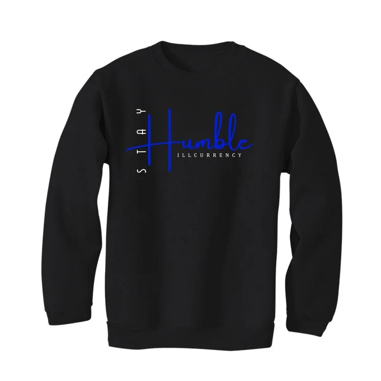 Air Jordan 2 Low Varsity Royal - Black T-Shirt (Stay Humble) - Image 4