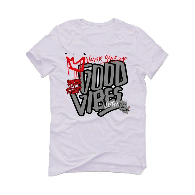 Air Jordan 2 “Python” | illcurrency White T-Shirt (Good Vibes) - Image 2