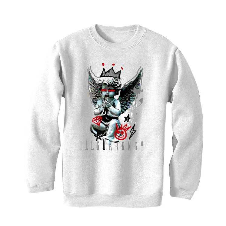 Air Jordan 2 “Python” | illcurrency White T-Shirt (Graffiti Angel) - Image 4